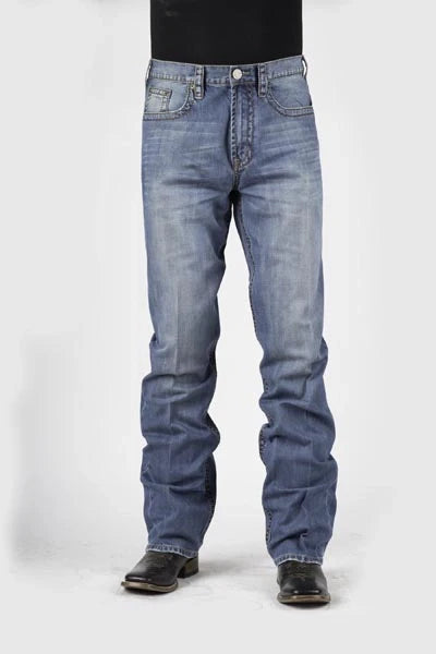 light wash blue cotton jeans