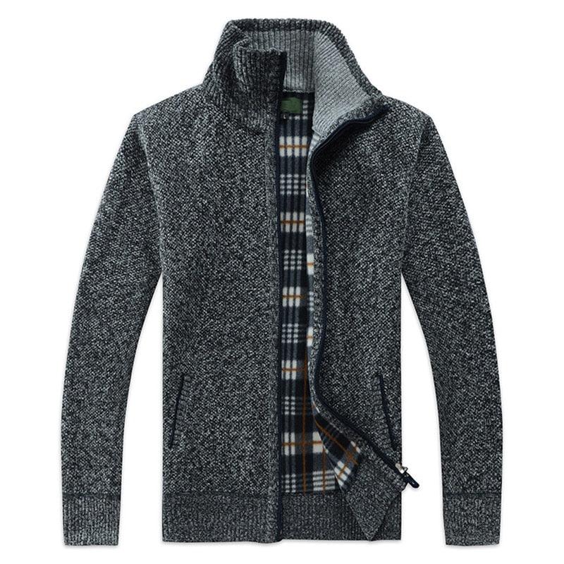 Autumn Winter Slim Fit Fleece Jacket (multi varied)