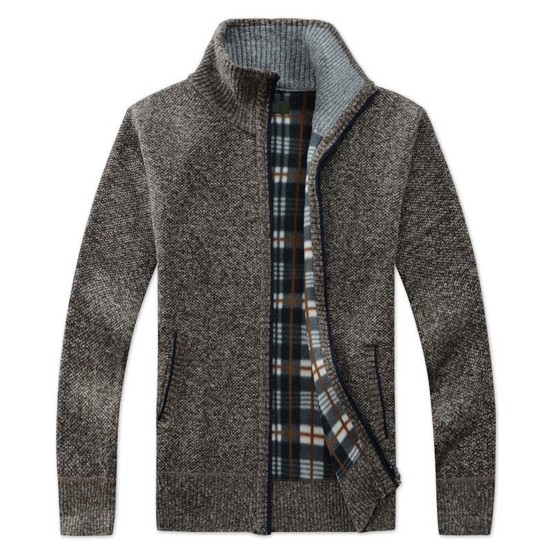 Autumn Winter Slim Fit Fleece Jacket (multi varied)