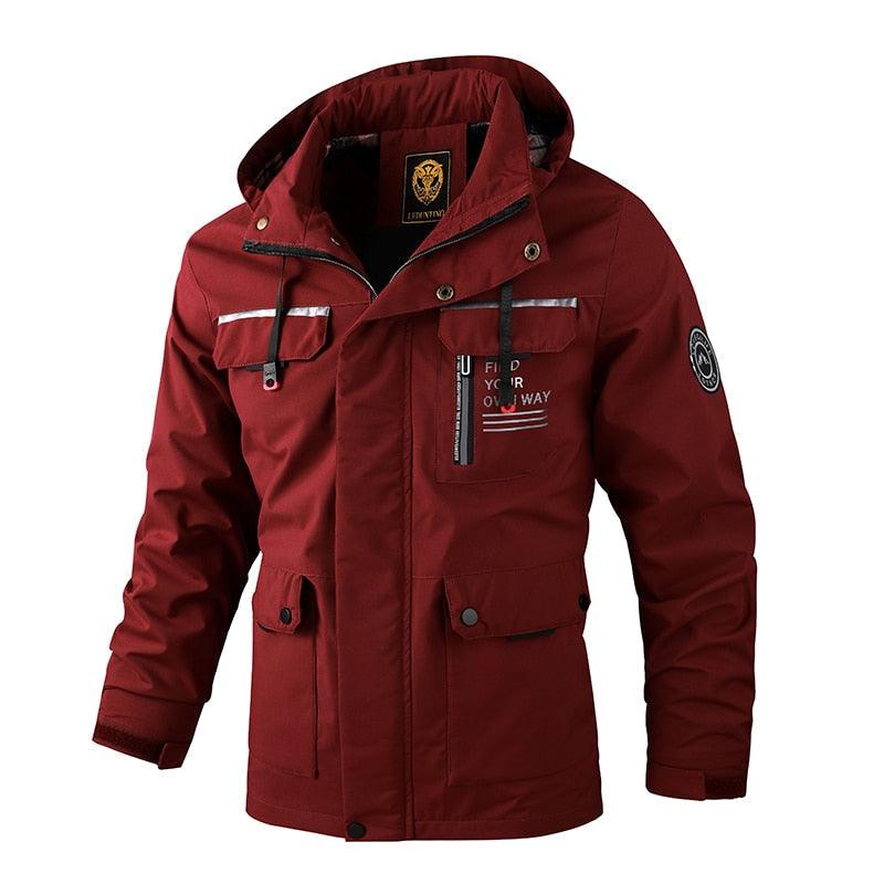 Fashion Windbreaker Hooded Waterproof jacket (multi varied)