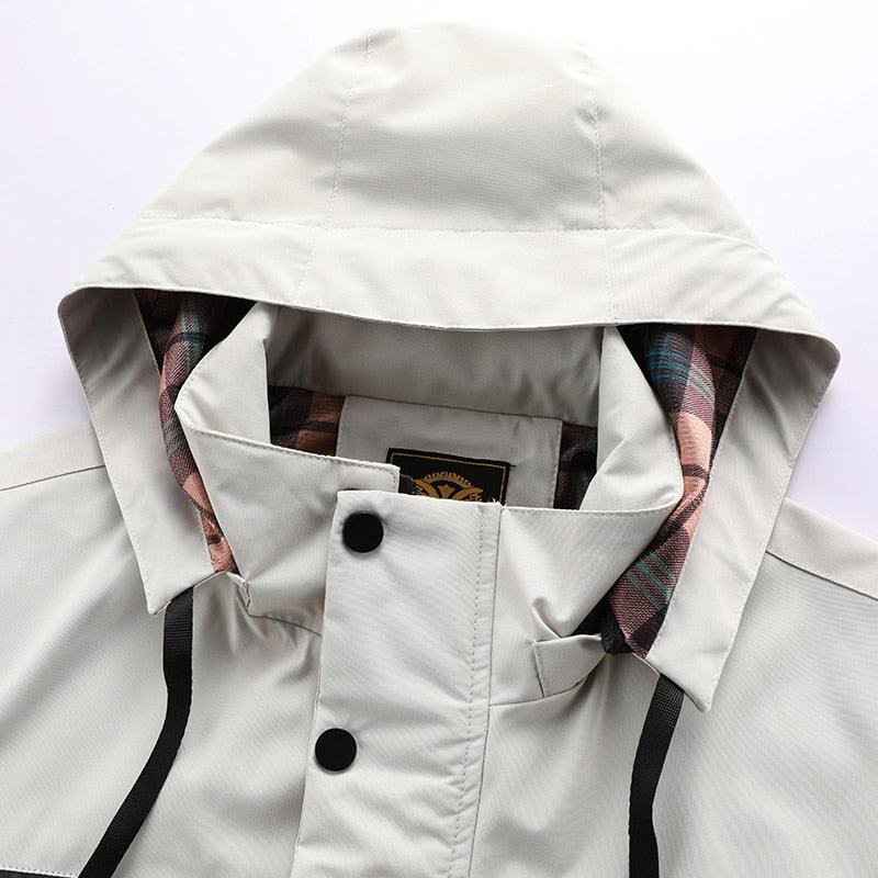 Fashion Windbreaker Hooded Waterproof jacket (multi varied)