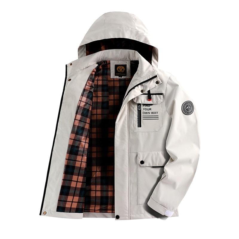 Fashion Windbreaker Hooded Waterproof jacket (multi varied)