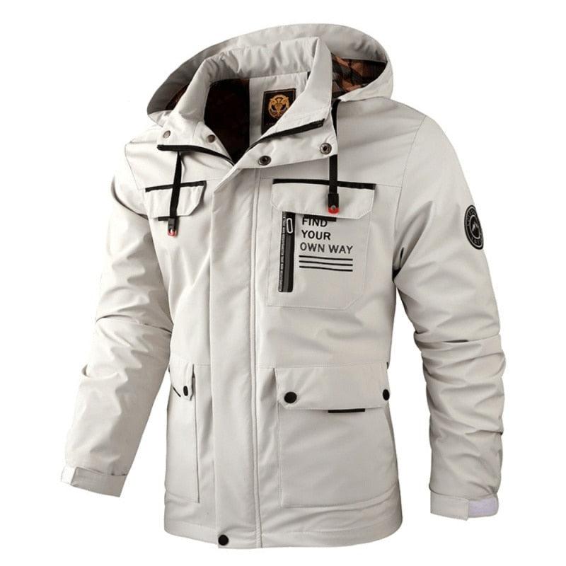 Fashion Windbreaker Hooded Waterproof jacket (multi varied)