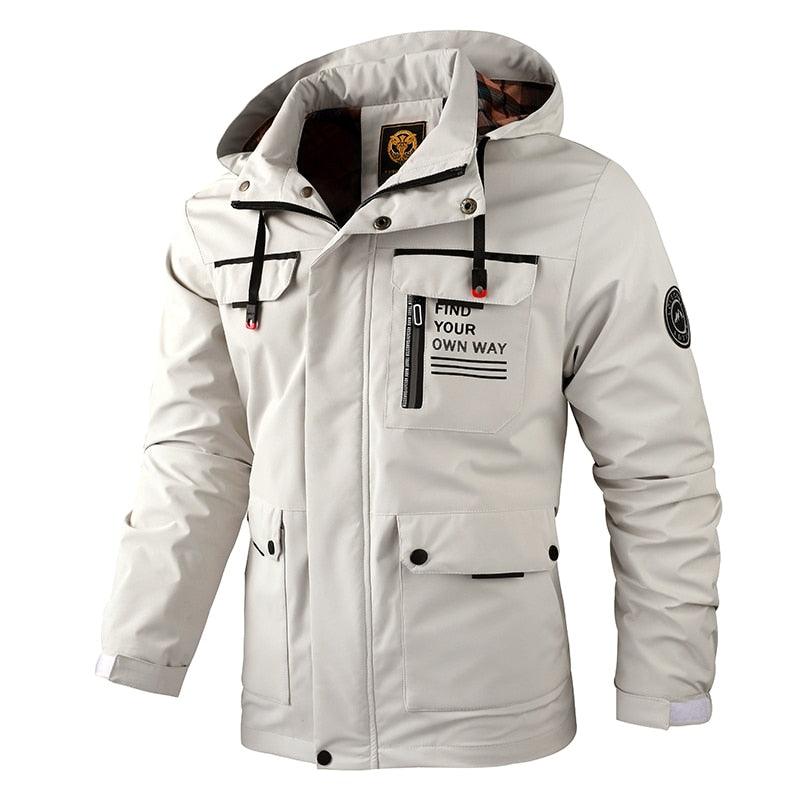 Fashion Windbreaker Hooded Waterproof jacket (multi varied)