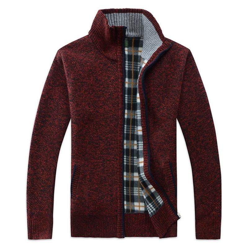 Autumn Winter Slim Fit Fleece Jacket (multi varied)