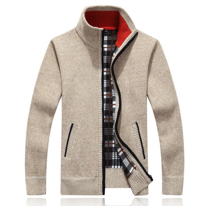 Autumn Winter Slim Fit Fleece Jacket (multi varied)